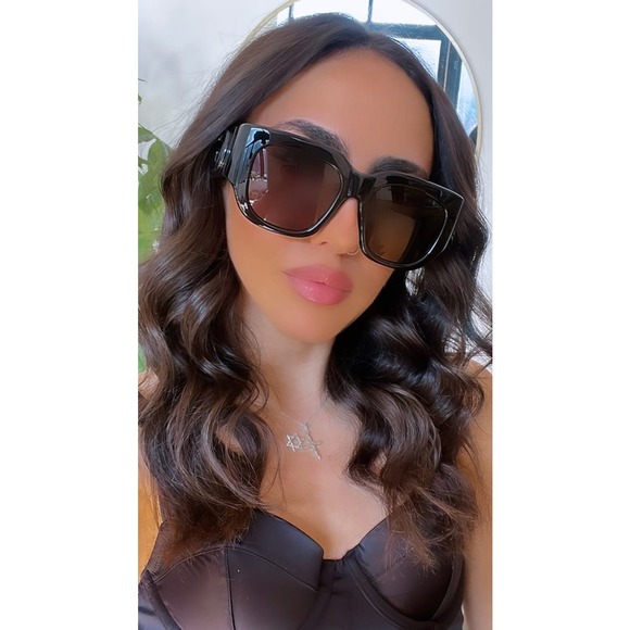 NEW Gucci GG1545S Black Thick Rim Marmont Sunglasses - Picture 2 of 11